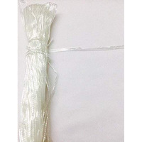 Eerafashionicing Pack Of 9 To 10 Mtr White Colour Piping, Dori, Edges, Lace, Trims