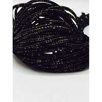 Eerafashionicing Pack Of 9 To 10 Mtr Black And Golg Color, Dori, Edges, Lace, Trims