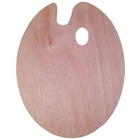 Imprint Wooden Color Pallete Art Supplies 9.5 X 12 Inch Bigger Size(Pack Of 1)