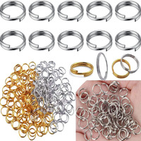 Diy Crafts 20 Pcs, Nickel Silver, Small Key Chain Ring Split Rings Key Chains For Keys Organization, Silver Colo (20 Pcs, Nickel Silver)