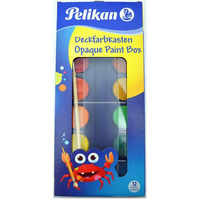 Pelikan Opaque Paintbox With One Tube F355/12T  12 Colours