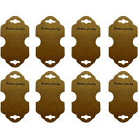 Diy Crafts Pack Of 150Pcs 50X3, Brown Color, 50Pcs/Lot 12.3Cmx7.3Cm As Image Jewellery Display Cards For Necklaces Jewellery-Making Display (Pack Of 150Pcs 50X3, Brown Color)