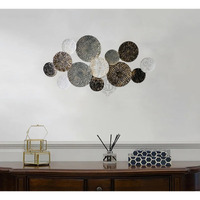 Dsh Crafting Your Curiosity Metal Wall Decor Wall Mounted Hanging Multi Color Wall Arts(41 X22 Inch) Perfect For Home Decoration.(Iwart-14-Fqlv-Gryblk)