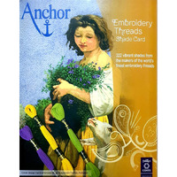 Omx Anchor Cotton Embroidery Thread Shade Card, 1 Pc, Cotton Embroidery Threads Shade Card