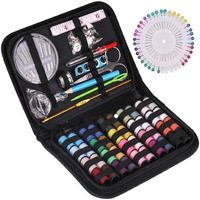 Funblast Sewing Kit  128 Pcs Of Travel Sewing Kit, Portable Sewing Kit For Travel, Tailoring Accessories, Emergency Stitching Kit, Needle, Threads, Buttons Stitching Items Box For Home, Ladies