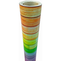 Elton Light Colour Wood Grain Pallet (Matt-Finish) Adhesive Decorative 3M Vinyl Shelf Liner 12 X 24 Inches
