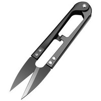 Generic Sewing Thread Scissors High-Carbon Steel Antirust Pruning Scissor Leaves Trimmer