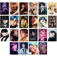 Printnet Pack Of 22 Bts Fan-Art Photocard Collections For Bts Army, Multicolour, (4.1 X 5.8 Inch) (Size - A6)