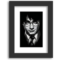 Dmcreativitycraft Harry Potter Hollywood Movie Posters Framed Poster For Wall Hanging Multicolor Living Room, Bedroom And Desk Decor With 1 Inch Thick Matt Black Frame (9.5 X 12.5 Inches)