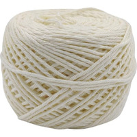 Prapti Handicrafts 8 Ply Cotton Yarn Baby Soft Materials For Knitting,Crochet,Macrame,Diy Craft 100 Gm Ball, Cream
