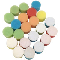 Diy Crafts 5 Pcs Cricle Sponges For Painting, Crafts, Pottery, Cleaning Kitchen Accessories Dno#98 (Pack Of 20 Pcs, Multi)