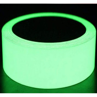 Helimix Tape Glow In Dark Green Redium Illuminating Night Glow Tape Decoration Fluorescent Tape 5 Metar (Pack Of 1)