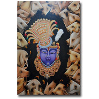 Pixelartz Canvas Painting Shrinath Ji Pichwai Paintings Modern Art Painting For Home Decor (Without Frame)