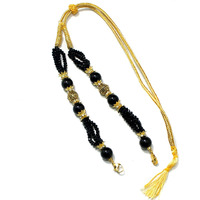 Beadsnfashion Designer Crystal Beaded Necklace Back Rope Dori Adjustable Pendant Dori For Silk Thread, Terracotta Jewellery And Quilling Jewellery