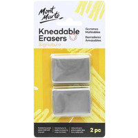 Mont Marte-Mont Marte Kneadable Erasers- Clamshell 2Pcs