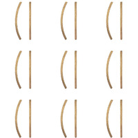 Diy Crafts Pack Of 10Pcs 10X1, Gold Color, 10Pcs/Lot 53Mmx4Mm As Image Jewellery Display Cards For Necklaces Jewellery-Making Display (Pack Of 10Pcs 10X1, Gold Color)