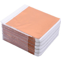 100 Piece Rose Gold Leaf Sheets.Metallic Foil Sheets, Copper Leaf Foils Are Suitable For Art,Painting,Crafts,Gilding,Furniture,Decoration,Frames.3.153.35 Inche