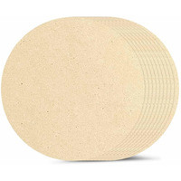 Adikala Round Circle Mdf Pine Wood 2.5Mm Mdf Board For Art And Craft Unfinished Round Wood Piece For Resin Art, Mandala Art, Clay Art, Decoupage, Pyrography, Painting (14In, 6)