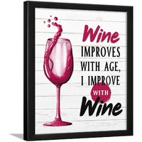 Chaka Chaundh  Bar Quotes Frame - Wine Quotes Frame - Bar Poster For Wall With Frame, Quotes On Wine - Bar Photo Frames (14 X 11 Inches)  Composite Wood (White)