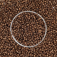 Embroiderymaterial 10/0 Seed Beads Glass Beads For Craft, Jewellery Making And Embroidery (450Gm, Dark Gold)