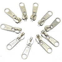On Blow Steel Zip Slide Runners Combo Pack Of 20 Pieces (Size 5 + 8) (Each 10 Pieces) Zipper Fasteners Pullers