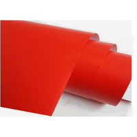 Fusion Pvc Wall Door Table Furniture Sticker, 12 X 24 Inches, Red