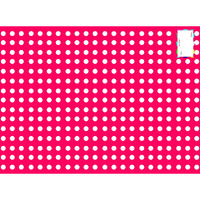 Accuprints Gift Wrapping Paper Pack Of 25|Design Pink Polka Dot |Size 20 X 30 Inch
