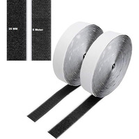 Tapahpriyay Self Adhesive Hook And Loop Tape Nylon Self Adhesive Heavy Duty Strips Fastener For Home Office School Car And Crafting Organization Water Tear Resistant For Window (25Mm * 5Meter)