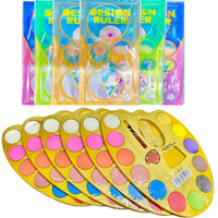 Lucidwe Build Relations Artist Palette & Ruler Combo For Kids Return Gift With Complimentary Gift Wrap-(Pack 12, Both Palettes & Rulers