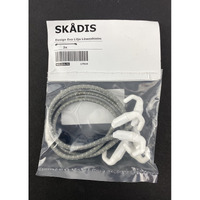 Ikea Skadis Elastic Cord Gray / 3 Pack 403.216.31