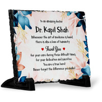 Eagletail India Personalized Doctor Thank You Rock Slate - Customizable With Doctor's Name