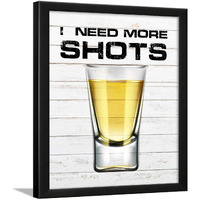 Chaka Chaundh - Bar Quotes Frame - Vodka And Cocktail Posters - Bar Photo Frames - (13.5 X 10.5 Inches) - Engineered Wood (White)