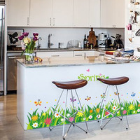 Jaamso Royals Wall Stickers For Living Room Flowers, Floral Wall Stickers, Flower Sticker, Nature Wall Stickers, Garden Stickers For Walls Of Home, Wall Stickers Flower Design (70 Cm X 50 Cm)