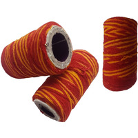 Pure Cotton Maanglik Mouli Dhaga Kalawa Roll For Puja | Best Hindu Religious Mouli | Wrist Thread Band/Mouli Rakhi/Raksha Sutra Roll (25 Meter Each) Pack Of 6 Pec