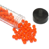 Beadsnfashion 240 Pcs Tube, 5Mm Preciosa Glass Seed Beads For Jewellery Making, Crafts Work And Embroidery Work