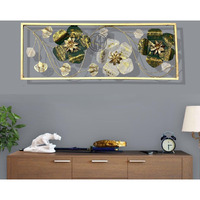 Dsh Crafting Your Curiosity Metal Wall Art Flower Decorative Hanging Sculpture For Home Living Room Hotel Decor Bedroom Easy To Hang., 91 Cm