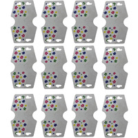 Diy Crafts Pack Of 100Pcs 50X2, Multi Color, 50Pcs/Lot 12.3Cmx5.1Cm As Image Jewellery Display Cards For Necklaces Jewellery-Making Display (Pack Of 100Pcs 50X2, Multi Color)
