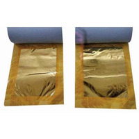 Gold Leaf Company 24K Gold Foils, 43 Size 25 Pages Gold Foils Booklet,For Tanjore Painting Kundan Work Traditional Arts,Mysore Painting,Jewelry,Art And Crafts Home Decoration Etc