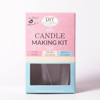 Little Birdie Diy Candle Making Set - 3 Layered Candle | Smoke Free Scented Wax Candles For Home, Spa, Birthdays Party, Hall, Room, Festivals, Diwali, Decoration & Meditations - 40Grm Each Bag