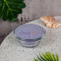 Tadrup Scented Colored Powder Candle Making, Refillable Beaded Wax Sand Diy Scented Pearled Candle All Natural Reusable Candle Making Kit Self Extinguish Candle For Home Decor, Wedding, Festival, Gift (500Gm With 50 Wicks, Lavender - Lavender)