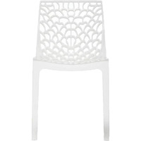 Rw Rest Well Web Armless Designer Plastic Outdoor Chair | Iso Certified Company (1, White)