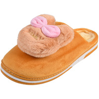 Irsoe Indoor/Outdoor Soft Bottom Fur Slippers |Women's Flipflop |Women's Slippers |Girls Slippers Flip Flop Yellow