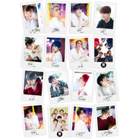 Printnet Bts Lomo Cards With Autograph Pack Of 16 Hd Photocards (3 X 4.4 Inches) (B)