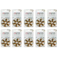 Signia Long-Lasting Hearing Aid Batteries  Enhanced Sound For Everyday Comfort Size 312-Hear.Com, (Pack Of 60 Batteries)