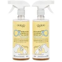 Diatodo Junior Natural Plant Based Multipurpose Disinfectant Toy Cleaners Allergen Free, Toxin Free 500 Ml(Pack Of 2)