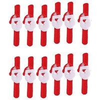 Kriwin 12 Pcs Christmas Wrist Band For Kids, Party, Decoration, Festival Fun (Band)