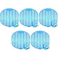 Zureni Urinal Screen Fresh Scented Anti-Splash Toilet Mat Bathroom Deodorizer Spatter With Air Freshener For Restroom (K Screen, Blue, 5 Pcs)