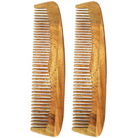 Herb Essential Neem Wood Comb - Model - Ii (Pack Of 2)