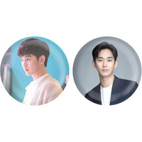 Dhcrafts Pin Badges Multicolor K-Drama Actor Kim Soo Hyun Glossy Finish Design Pack Of 2