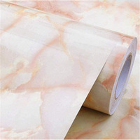 Nareval Marble Wallpaper For Orange Wall Paper/Wall Sticker Self Adhesive Living Room Bed Room Shelf Liner Stair Raiser Decoration Wall Stickers Marble Wallpaper Furniture Kitchen, Cabinets, Almirah, Tabletop, Plastic Table Wall Stickers Marble Wallpaper Furniture Kitchen, Cabinets,Wallpapers For Table, Sticker For Furniture, Wall Paper, Wall Sticker In Kitchen (Z Marble A24 60*400Cm)